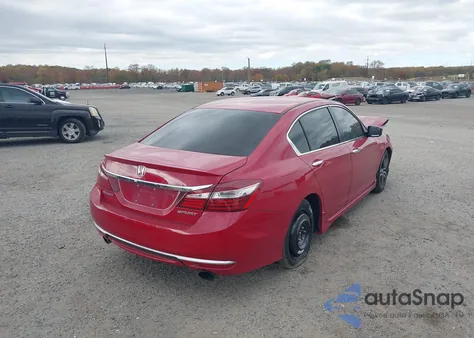 2016 Honda Accord Sport из США, поврежденный, VIN 1HGCR2F58GA134374